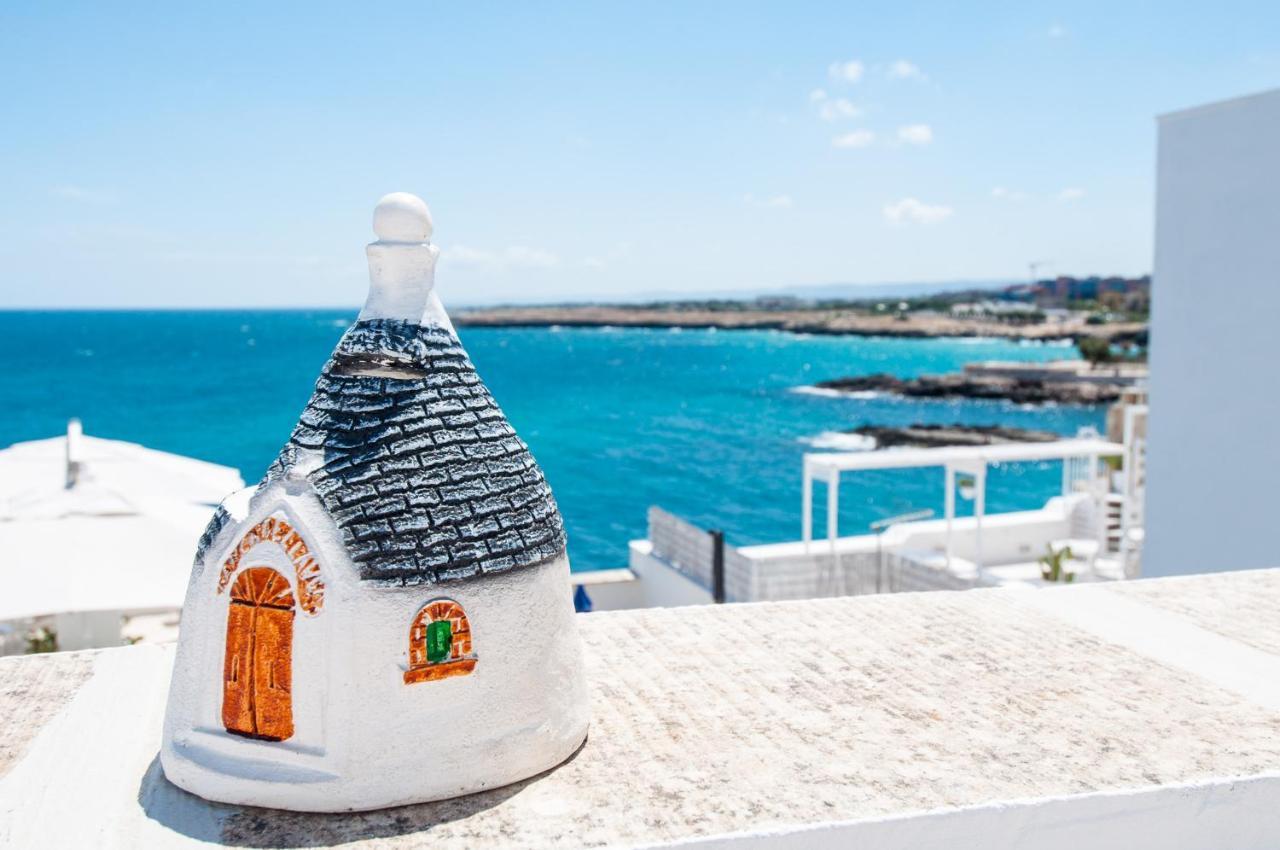 Helloapulia - Sea View Terrace Conchiglia Apartment โมโนโปลี ภายนอก รูปภาพ